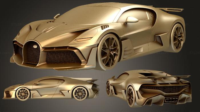 Vehicles (Bugatti Divo 2019, CARS_0899) 3D models for cnc
